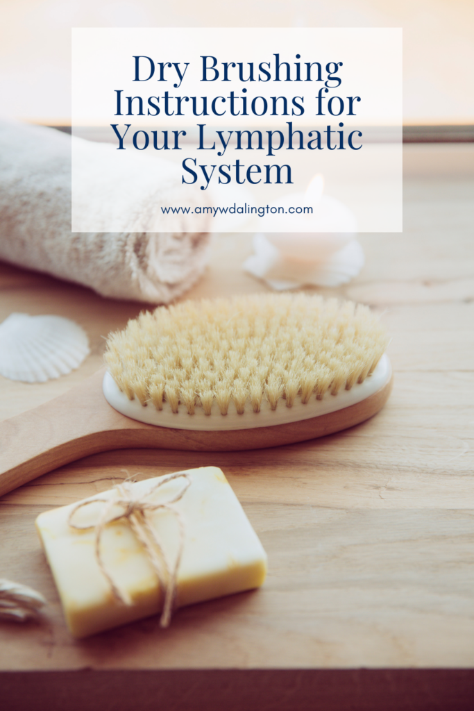 dry brushing instruction for lymphatic health