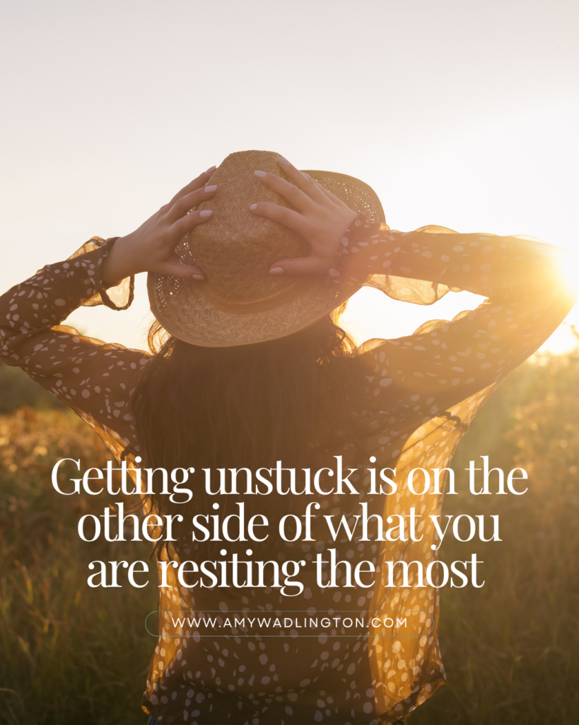 Christian Life Coach Amy Wadlington discusses getting unstuck