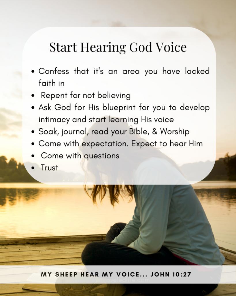 Start hearing God's voice when you need Inner Healing & Deliverance 