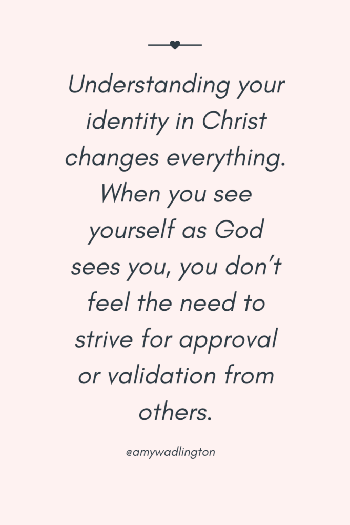 Quote on Identity in Christ | Christian Life Coach | Faith-Based Life Coach