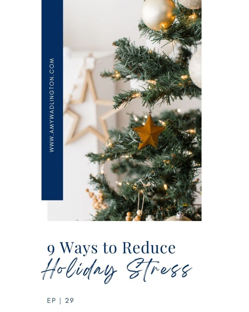 Reduce holiday stress with Christian Life Coach, Amy Wadlington