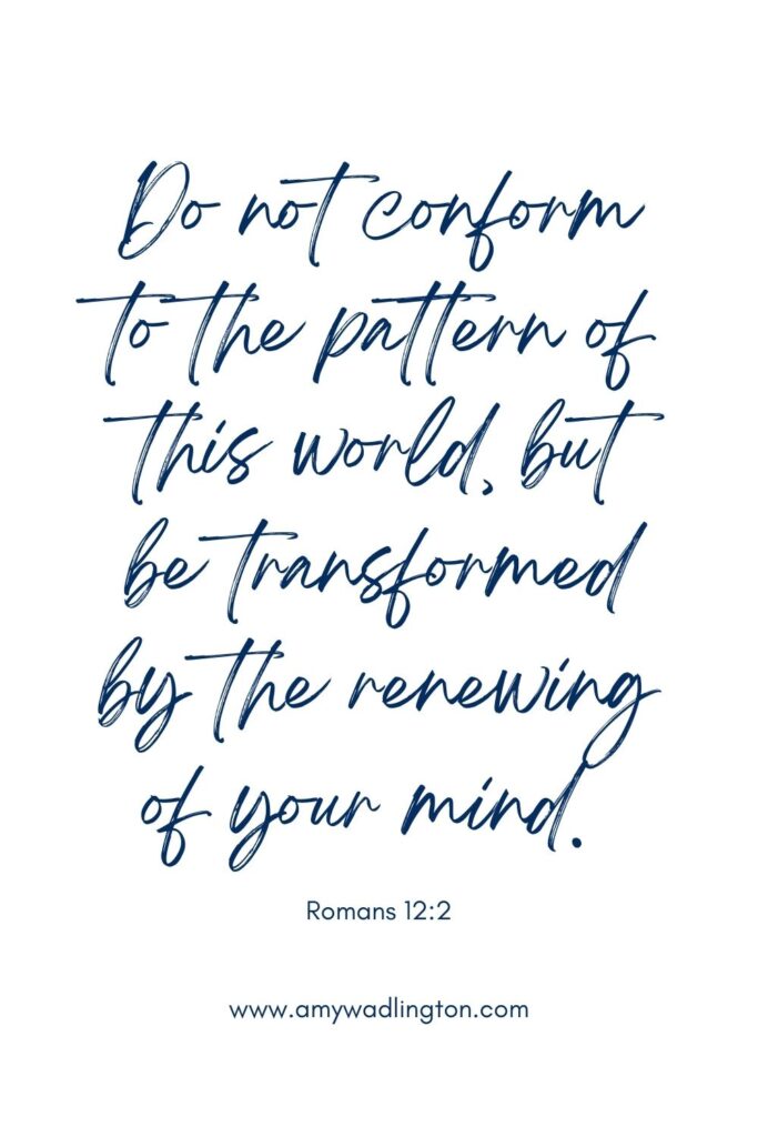 Bible verse about renewing your mind