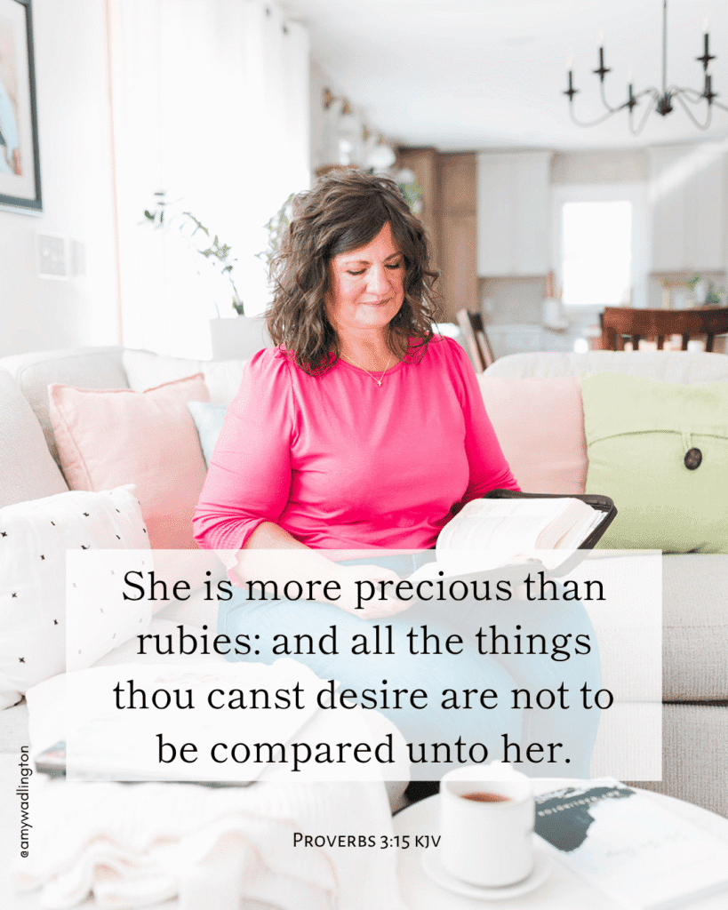 She is more precious than rubies Bible verse